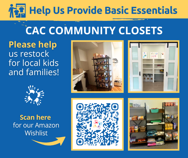 Image of our community closets at CACs 